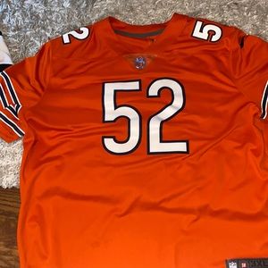Chicago Bears NFL official jersey - Khalil Mack Orange Alternate jersey